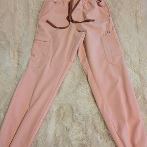 Pink Uman Jogger Pants with Drawstring